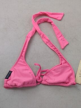 Nicolita Hot Pink Triangle Bikini Top